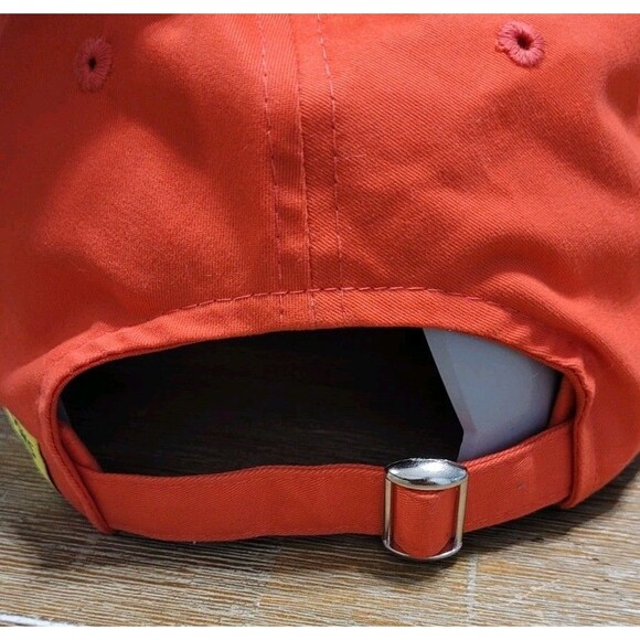Brooks Running Hat Red BELIEVE THE HYPE Boco Gear Cap ADJUSTABLE Strap - Picture 4 of 6